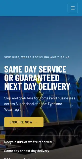 thompsonwaste.co.uk, our Version A