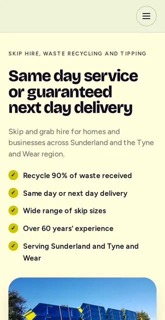 thompsonwaste.co.uk, our Version B