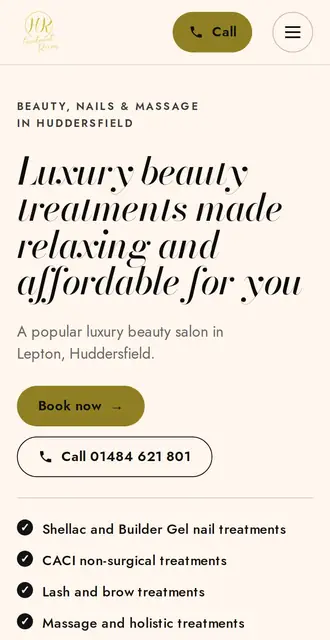 hrtreatmentrooms.co.uk, our Version A