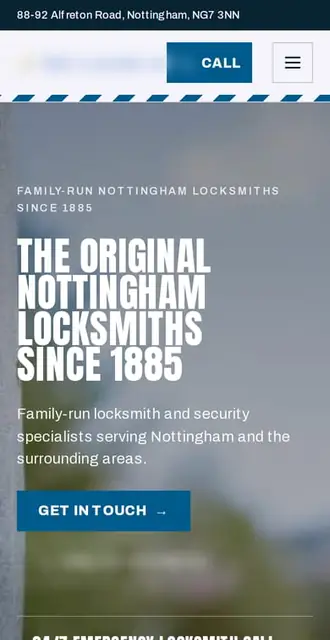 hallslocksmiths.co.uk, our Version B
