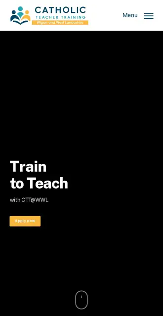 catholicteachertraining.co.uk today, on a phone