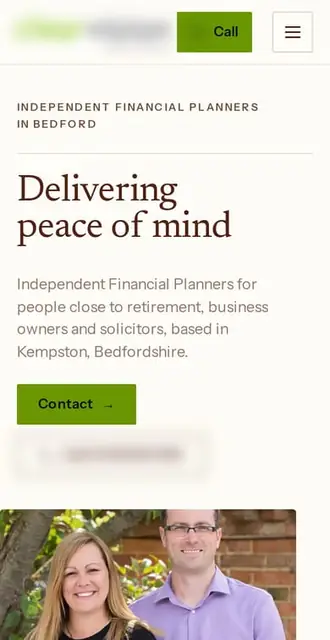 clearvisionfp.co.uk, our Version A
