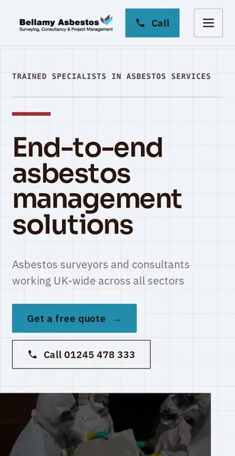 bellamyasbestos.co.uk, our Version B
