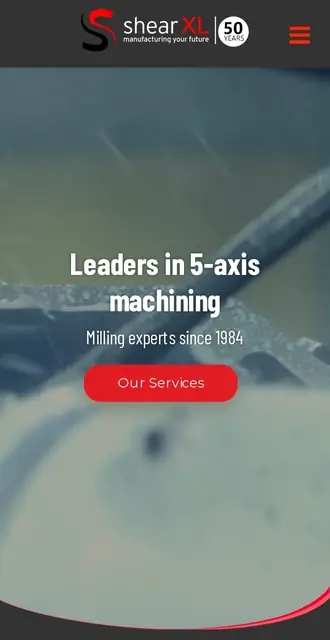 shearxl.co.uk today, on a phone