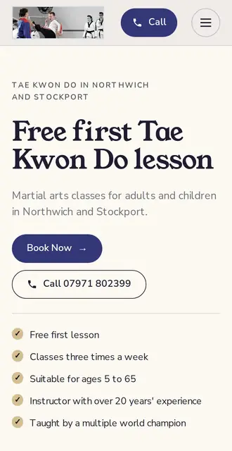 worldchampiontkd.co.uk, our Version A