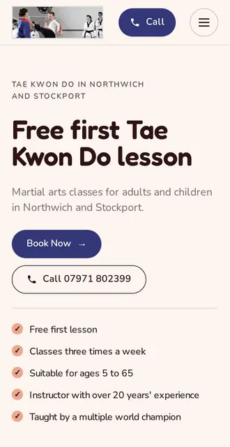 worldchampiontkd.co.uk, our Version B