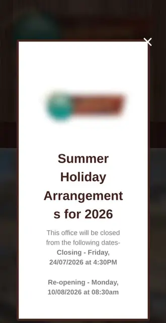 oneillbros.com today, on a phone