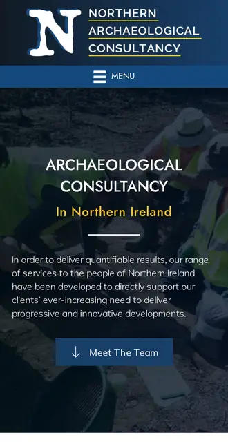 northarc.co.uk today, on a phone