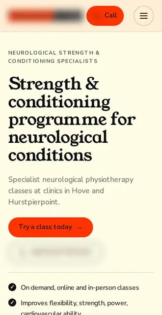 weareneurofit.co.uk, our Version A
