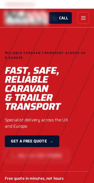 njtrack.co.uk, our Version A