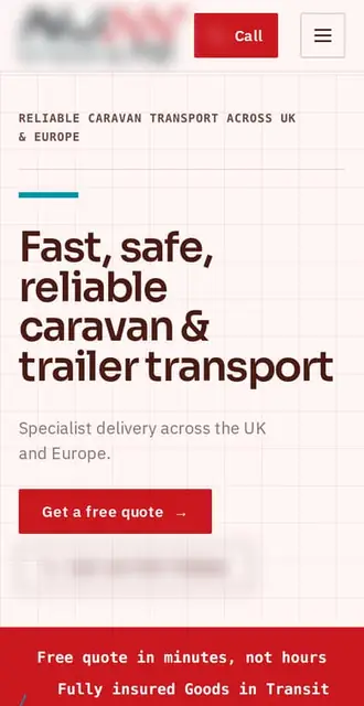 njtrack.co.uk, our Version B