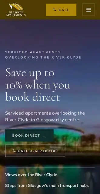 glasgowapartments.co.uk, our Version A