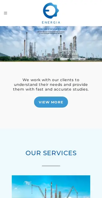 energia-engineering.com today, on a phone