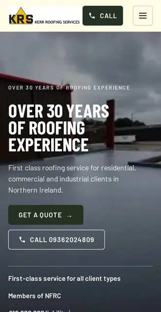 kerrroofingservices.co.uk, our Version A
