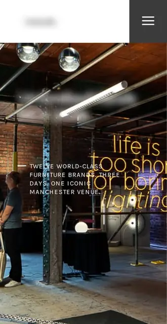 umbrellafurniture.com today, on a phone