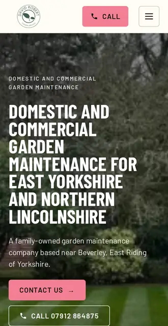 davidrobertgardenservices.co.uk, our Version A