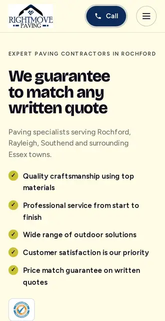 rightmovepaving.co.uk, our Version A